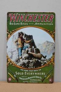 Metal Winchester Sign