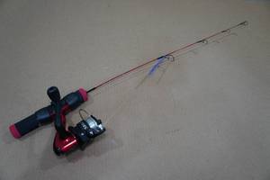 Shakespeare Top Fuel Ice Fishing Rod with 4lb Test