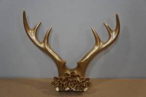 Golden Antlers Wall Dcor