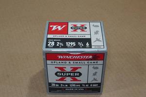 25 Winchester Super-X 28 Gauge 2-34 6 Shot Shotshells