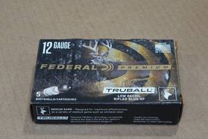 5 Federal Premium 12 Gauge 2-34 Rifled HP Slugs