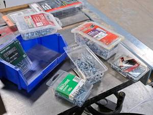 Lot of  Assorted Hardware - Machine Screws, Drop In Anchors