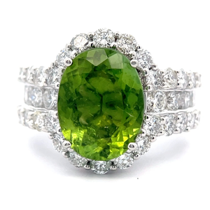 lot 15A image: Rare 6.40 Carat Paraiba Tourmaline & Natural Diamond Halo Ring in Platinum w GIA Report $40,630 Appraisal Included VIDEO
