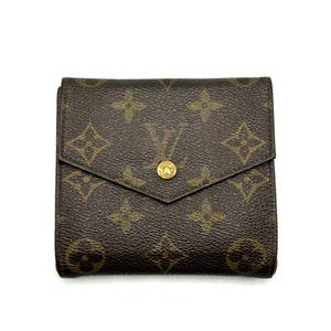 lot 55J image: Louis Vuitton Monogram Porte Monnaie Carte Credit Wallet $475 Retail