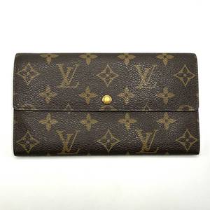 lot 21M image: Louis Vuitton Monogram Pochette Porto Monnaie Credit Long Wallet $750 Retail