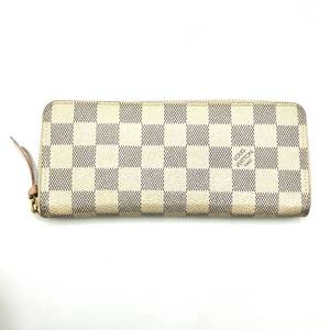 lot 21N image: Louis Vuitton Damier Azur Portefeuille Clemence Wallet $850 Retail