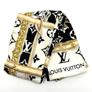 lot 33C image: Louis Vuitton Chain & Belt Monogram Silk Bandeau Scarf