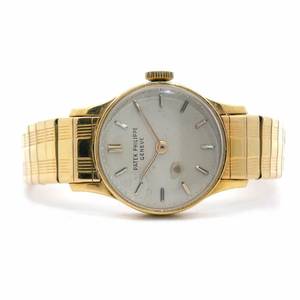 lot 14D image: Ladies Patek Philippe Geneve 18k Yellow Gold Wrist Watch