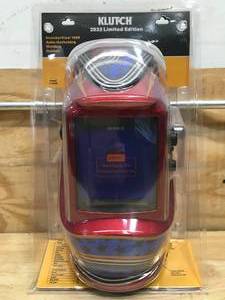 lot 52 image: Klutch Monsterview 1400 Auto-Darkening Welding Helmet Model # 114898