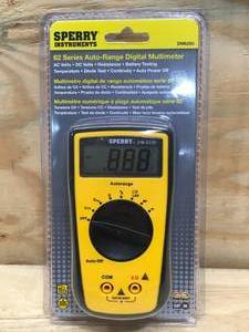 lot 109 image: Sperry Instruments 62 Series Auto-Range Digital Multimeter Model # DM6250