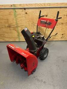 lot 32 image: YARD MACHINES 8 HP24 Electric Start 2-Stage Gas Snow Blower