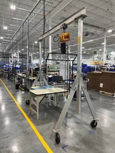 lot 10 image: MIDWEST CRANE- 12 Ton Overhead Crane System