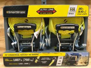 lot 64 image: Smart Straps 20 Commercial Ratchet Tie Down