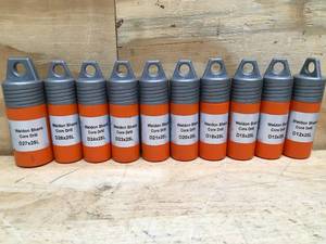 lot 91 image: Lot of 10 - Weldon Shank Core Drill Bits