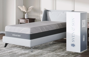 lot 9 image: Sven & Son 14 Thick Twin Sized Mattress