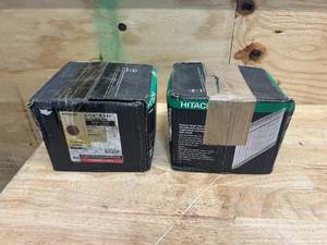 lot 87 image: HITACHI Lot of 2 Boxes of- 3-14 X. 131 Smooth Shank Framing Nails