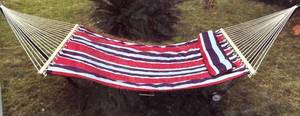lot 88 image: BACKYARD EXPRESSIONS Quilted Hammock