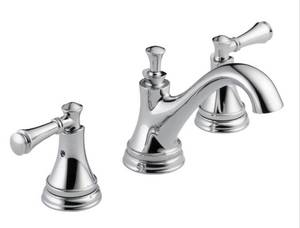 lot 44 image: DELTA Silverton 8 in. Widespread 2-Handle Bathroom Faucet in Chrome (11272430)