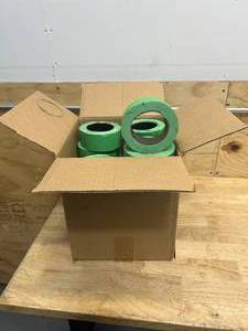 lot 147 image: Case of 24 Rolls of- Green Painters Tape (2X60 Yds)