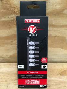 lot 157 image: Craftsman SAE Hex Bit Sockets Model # CMMT17700V 1127244