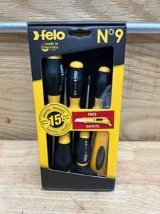 lot 199 image: FELO Screwdriver Set with Utility Knife