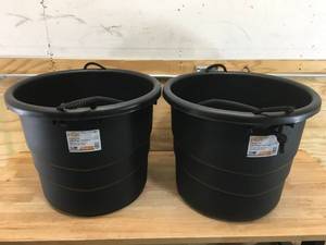 lot 179 image: Lot of 2 - Utility Tub with Rope Handles