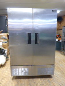 Delfield Stainless Steel Commercial Side-by-Side Refrigerator