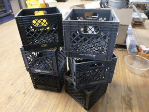 6 Milk Crates