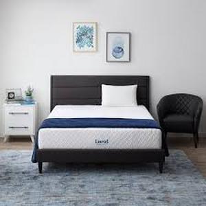 Lucid Comfort Collection SureCool 12in. Firm Gel Memory Foam Tight Top Queen Mattress  Customer Returns See Pictures