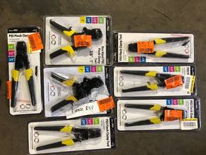 Lot of Assorted Pinch Clamp Tools  Various Models and Conditions Customer Returns See Pictures