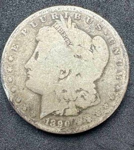1890-O Morgan Silver Dollar