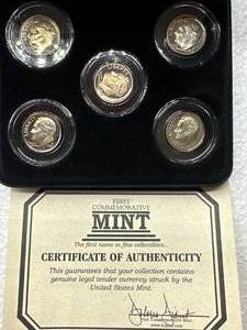 Proof Dime Collection with COA
