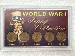 World War 1 Penny Collection