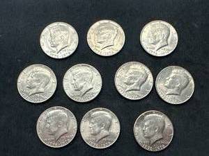 Lot of 10 Kennedy Centennial Half Dollars