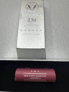 Full Roll of Arkansas New State Quarters