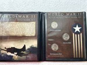 WW 2 Silver Nickel Set