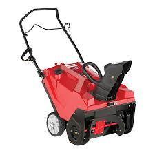lot 1 image: Troy Built Squall 21 in. 179 cc Single-Stage Gas Snow Blower with Electric Start and E-Z Chute Control