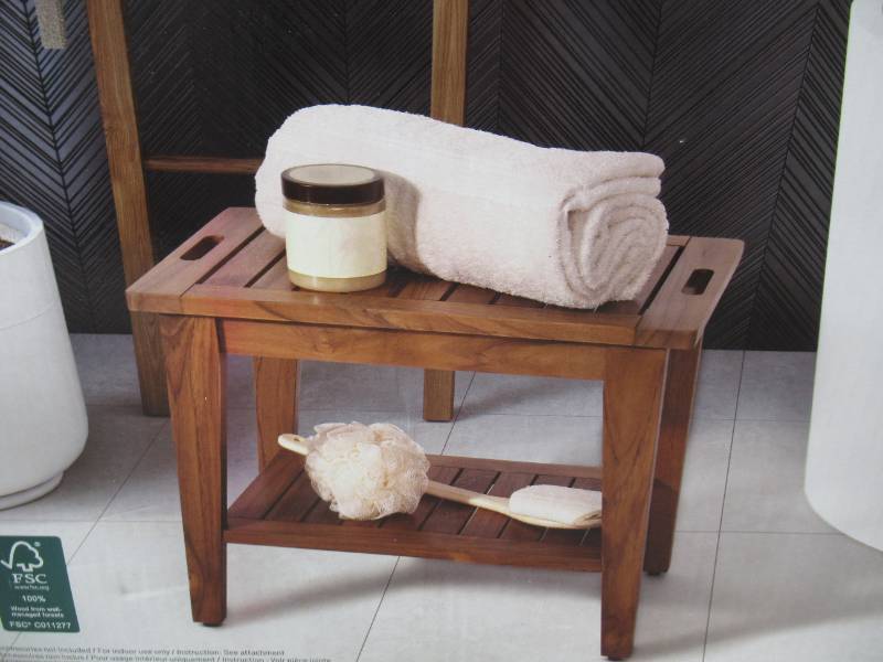 lot 12 image: Seville Teak Bench