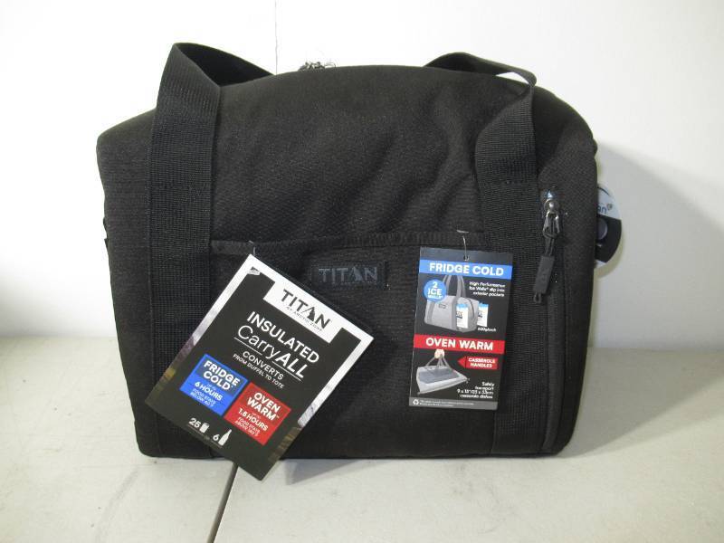 lot 15 image: Titan Insulated CarryALL Cooler-Black
