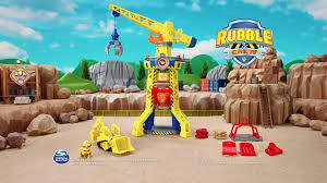 lot 45 image: Rubble & Crew Rubble Barkyard Toy Vehicle Playset