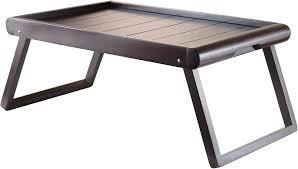 lot 53 image: Winsome Wood Wainscoting Top Elise Bed Tray, U-Leg