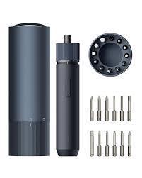 lot 73 image: HOTO 3.6V Portable Screwdriver Kit, 12 Bits, Quick Charging, Alloy Box