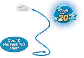 lot 99 image: Arctic Air Personal Mister Cooling System Hose - Fits All Standard Garden Hoses
