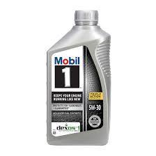 lot 116 image: Set of 5 Mobil 1 Advanced Full Synthetic Motor Oil 5W-30, 1-Quart