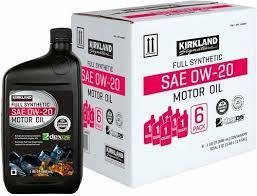 lot 117 image: Kirkland Signature SAE 0W-20 Full Synthetic Motor Oil, 1 Quart, 6 ct