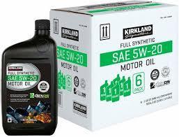 lot 118 image: Kirkland Signature 5W-20 Full Synthetic Motor Oil 1-Quart, 6-pack