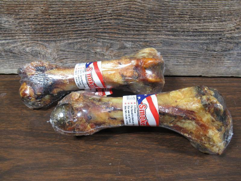 lot 143 image: Set of 2 Best Buy Bones USA 8 Smoked Pork Bone