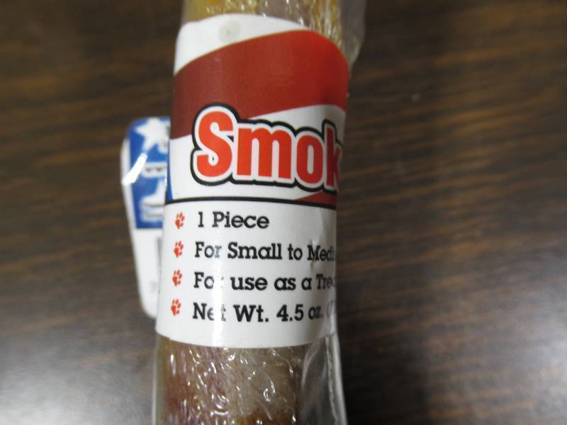 lot 145 image: Lot of 2 Natures Own Smoked Lamb Femur Dog Chew