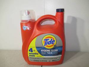 lot 1 image: Tide Liquid Hygienic Clean Heavy Duty Spring Meadow, 94 loads