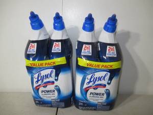 lot 19 image: Set of 2 Lysol Toilet Bowl Cleaner - 24oz2ct